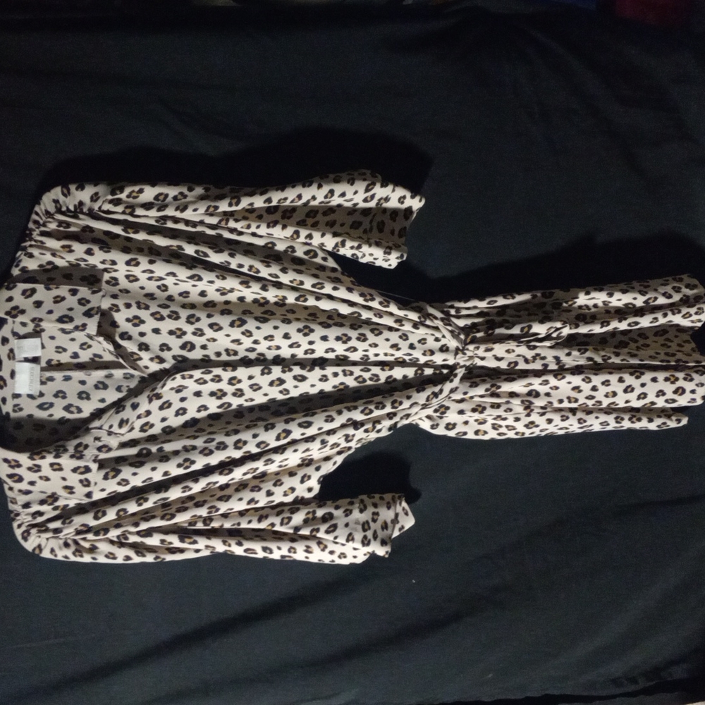 Chicos cheeta print dress